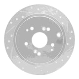 R1 Concepts 2001-2008 Acura MDX Rear Right Drilled & Slotted Silver Brake Rotor by R1 Concepts 631-59044R
