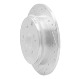 Dynamic Friction 2005-2010 Honda Odyssey Rear Left Drilled & Slotted Silver Brake Rotor by Dynamic Friction Company 631-59050L