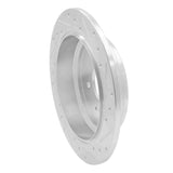 Dynamic Friction 2005-2010 Honda Odyssey Rear Left Drilled & Slotted Silver Brake Rotor by Dynamic Friction Company 631-59050L
