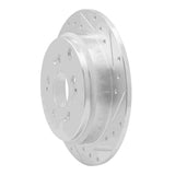 Dynamic Friction 2005-2010 Honda Odyssey Rear Right Drilled & Slotted Silver Brake Rotor by Dynamic Friction Company 631-59050R