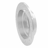 Dynamic Friction 2005-2010 Honda Odyssey Rear Right Drilled & Slotted Silver Brake Rotor by Dynamic Friction Company 631-59050R