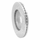 Dynamic Friction 2006-2014 Honda Ridgeline Front Right Drilled & Slotted Silver Brake Rotor by Dynamic Friction Company 631-59051R