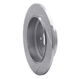 Dynamic Friction 2007-2017 Acura ZDX Rear Right Drilled & Slotted Silver Brake Rotor by Dynamic Friction Company 631-59054R