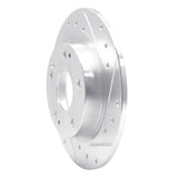 Dynamic Friction 2016-2025 Honda Insight Rear Right Drilled & Slotted Silver Brake Rotor by Dynamic Friction Company 631-59059R