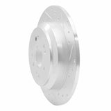 Dynamic Friction 2016-2025 Honda Ridgeline Rear Right Drilled & Slotted Silver Brake Rotor by Dynamic Friction Company 631-59062R