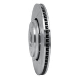 Dynamic Friction 2016-2022 Acura ILX Front Left Drilled & Slotted Silver Brake Rotor by Dynamic Friction Company 631-59063L