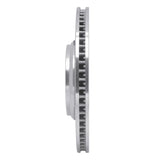 Dynamic Friction 2016-2022 Acura ILX Front Right Drilled & Slotted Silver Brake Rotor by Dynamic Friction Company 631-59063R