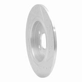 Dynamic Friction 2018-2025 Honda Odyssey Rear Left Drilled & Slotted Silver Brake Rotor by Dynamic Friction Company 631-59066L