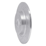 Dynamic Friction 2017-2020 Honda Civic Sedan Rear Left Drilled & Slotted Silver Brake Rotor by Dynamic Friction Company 631-59068L