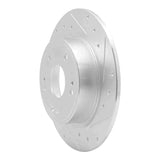 Dynamic Friction 2016-2025 Honda HR-V Rear Right Drilled & Slotted Silver Brake Rotor by Dynamic Friction Company 631-59071R