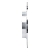 Dynamic Friction 2022-2025 Acura Integra Rear Right Drilled & Slotted Silver Brake Rotor by Dynamic Friction Company 631-59073R