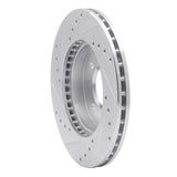 R1 Concepts 1987-1991 Sterling 825/827 Front Right Drilled & Slotted Silver Brake Rotor by R1 Concepts 631-60000R