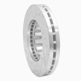 R1 Concepts 1995-2018 Mitsubishi Fuso FE Rear Right Drilled & Slotted Silver Brake Rotor by R1 Concepts 631-60003R