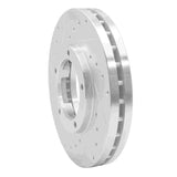 R1 Concepts 2000-2018 Mitsubishi Fuso FE Front Left Drilled & Slotted Silver Brake Rotor by R1 Concepts 631-60004L
