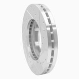 R1 Concepts 2000-2018 Mitsubishi Fuso FE Front Left Drilled & Slotted Silver Brake Rotor by R1 Concepts 631-60004L