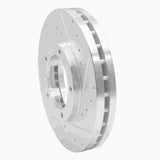 R1 Concepts 2000-2018 Mitsubishi Fuso FE Front Right Drilled & Slotted Silver Brake Rotor by R1 Concepts 631-60004R