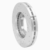 R1 Concepts 2000-2018 Mitsubishi Fuso FE Front Right Drilled & Slotted Silver Brake Rotor by R1 Concepts 631-60004R