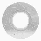 Dynamic Friction 2004-2024 American Coach American Allegiance Front Left/Rear Left Drill & Slot Silver Brake Rotor by Dynamic Friction Company 631-60007L