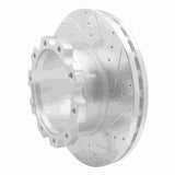Dynamic Friction 2004-2024 American Coach American Allegiance Front Right/Rear Right Drill & Slot Silver Rotor by Dynamic Friction Company 631-60007R