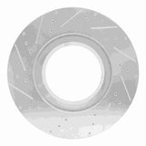 Dynamic Friction 2004-2024 American Coach American Allegiance Front Right/Rear Right Drill & Slot Silver Rotor by Dynamic Friction Company 631-60007R