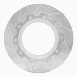Dynamic Friction 2004-2024 American Coach American Allegiance Rear Left/Front Left Left Drill & Slot Silver Rotor by Dynamic Friction Company 631-60008L