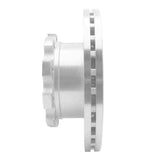 Dynamic Friction 2004-2024 American Coach American Allegiance Rear Left/Front Left Left Drill & Slot Silver Rotor by Dynamic Friction Company 631-60008L