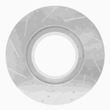 Dynamic Friction 2004-2024 American Coach American Allegiance Rear Right /Front Right Drill & Slot Silver Brake Rotor by Dynamic Friction Company 631-60008R
