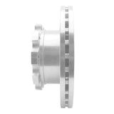 Dynamic Friction 2004-2024 American Coach American Allegiance Rear Right /Front Right Drill & Slot Silver Brake Rotor by Dynamic Friction Company 631-60008R