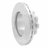 Dynamic Friction 2004-2024 American Coach American Allegiance Rear Right /Front Right Drill & Slot Silver Brake Rotor by Dynamic Friction Company 631-60008R