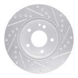 R1 Concepts 1994-1997 Mercedes-Benz C220 Front Left Drilled & Slotted Silver Brake Rotor by R1 Concepts 631-63000L