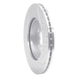 R1 Concepts 1994-1997 Mercedes-Benz C220 Front Left Drilled & Slotted Silver Brake Rotor by R1 Concepts 631-63000L