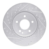 R1 Concepts 1994-1997 Mercedes-Benz C220 Front Right Drilled & Slotted Silver Brake Rotor by R1 Concepts 631-63000R
