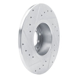 R1 Concepts 1965-1973 Mercedes-Benz 280SE Front Right Drilled & Slotted Silver Brake Rotor by R1 Concepts 631-63002R