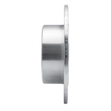 R1 Concepts 1961-1991 Mercedes-Benz 500SEC Rear Left Drilled & Slotted Silver Brake Rotor
