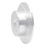 R1 Concepts 1961-1991 Mercedes-Benz 380SLC Rear Right Drilled & Slotted Silver Brake Rotor by R1 Concepts 631-63003R