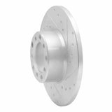 R1 Concepts 1968-1976 Mercedes-Benz 250C Front Right Drilled & Slotted Silver Brake Rotor