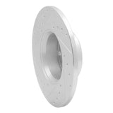 R1 Concepts 1968-1976 Mercedes-Benz 250C Front Right Drilled & Slotted Silver Brake Rotor