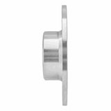 R1 Concepts 1973-1985 Mercedes-Benz 300TD Front Right Drilled & Slotted Silver Brake Rotor by R1 Concepts 631-63006R