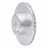 R1 Concepts 1972-1980 Mercedes-Benz 280SEL Front Right Drilled & Slotted Silver Brake Rotor by R1 Concepts 631-63009R