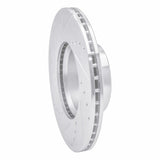 R1 Concepts 1972-1980 Mercedes-Benz 280SEL Front Right Drilled & Slotted Silver Brake Rotor by R1 Concepts 631-63009R