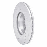R1 Concepts 1972-1974 Mercedes-Benz 350SL Front Right Drilled & Slotted Silver Brake Rotor by R1 Concepts 631-63010R