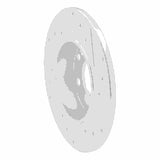R1 Concepts 1983-1989 Mercedes-Benz 190E Front Left Drilled & Slotted Silver Brake Rotor by R1 Concepts 631-63011L