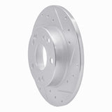 R1 Concepts 1983-1989 Mercedes-Benz 190E Front Right Drilled & Slotted Silver Brake Rotor by R1 Concepts 631-63011R