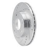 R1 Concepts 1987-1993 Mercedes-Benz 190E Front Left Drilled & Slotted Silver Brake Rotor by R1 Concepts 631-63012L