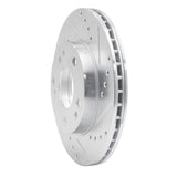 R1 Concepts 1987-1993 Mercedes-Benz 190D Front Right Drilled & Slotted Silver Brake Rotor by R1 Concepts 631-63012R