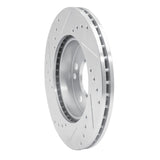 R1 Concepts 1987-1993 Mercedes-Benz 190D Front Right Drilled & Slotted Silver Brake Rotor by R1 Concepts 631-63012R