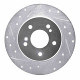 R1 Concepts 1987-2015 Chrysler Crossfire Rear Left Drilled & Slotted Silver Brake Rotor by R1 Concepts 631-63013L