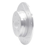 R1 Concepts 1987-2015 Chrysler Crossfire Rear Right Drilled & Slotted Silver Brake Rotor by R1 Concepts 631-63013R