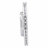 R1 Concepts 1990-1992 Mercedes-Benz 300TE Front Right Drilled & Slotted Silver Brake Rotor by R1 Concepts 631-63014R