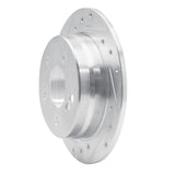 R1 Concepts 1983-1995 Mercedes-Benz E300 Rear Left Drilled & Slotted Silver Brake Rotor by R1 Concepts 631-63015L